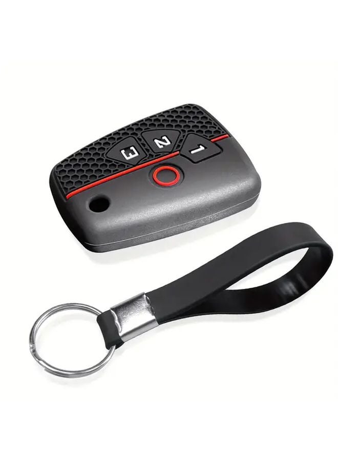 Black Long Keychain Set For Chevrolet Cruze Spark Captiva Onix Silverado Volt Camaro Aveo Sonic - Image 3